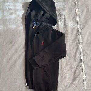 Ralph Lauren Black Kids Hoodie Jacket